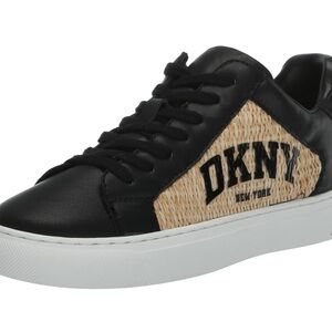 DKNY Black and Tan Men's Sneakers